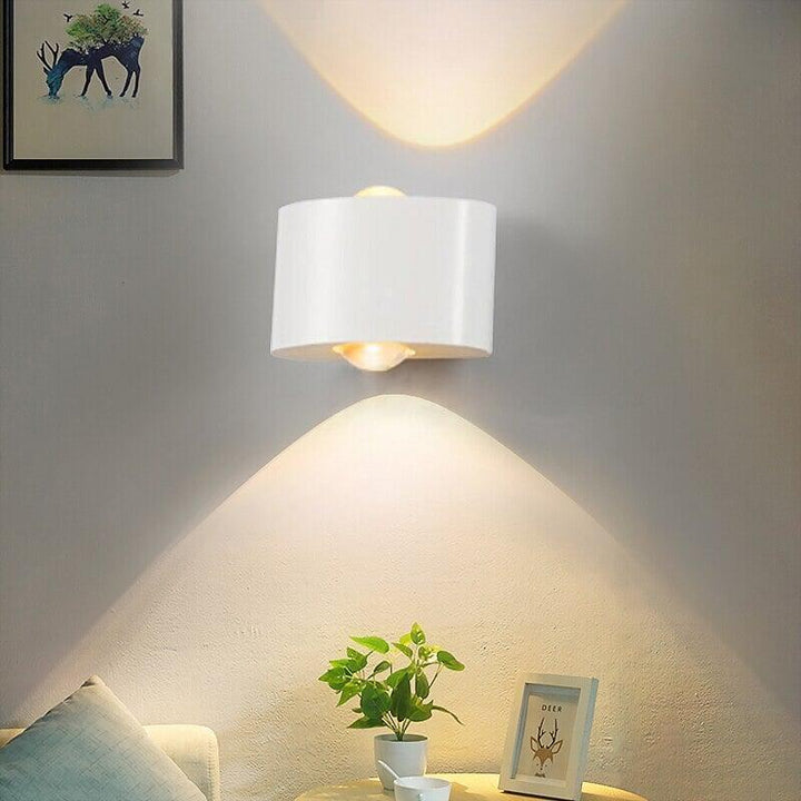 Applique Murale | Lumin - Designix Applique Murale Blanc 2W 2 Ampoules Blanc Chaud
