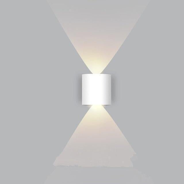 Applique Murale | Lumin - Designix Applique Murale Blanc 2W 2 Ampoules Blanc Chaud