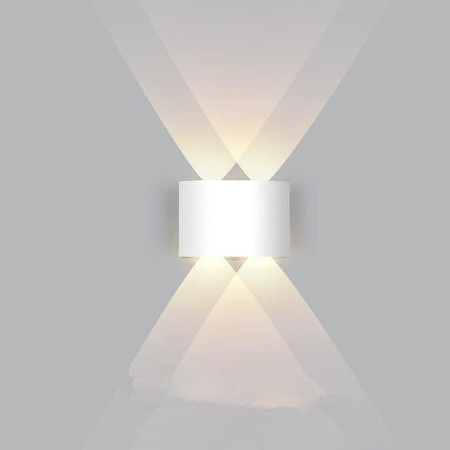 Applique Murale | Lumin - Designix Applique Murale Blanc 4W 4 Ampoules Blanc Chaud