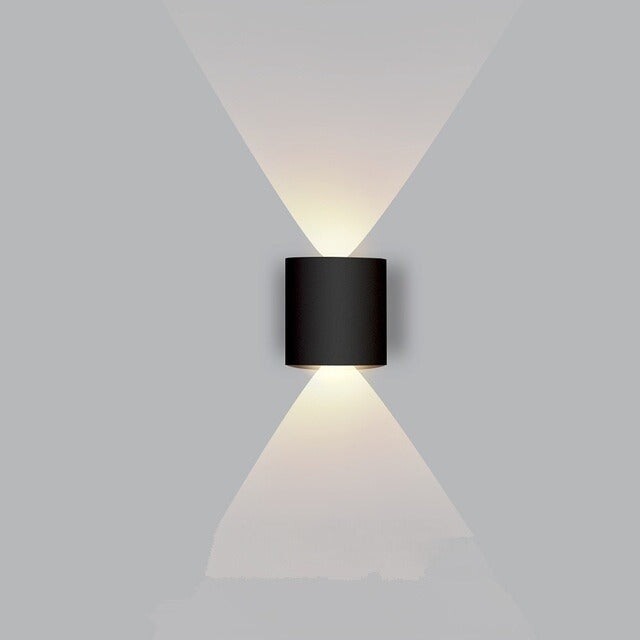 Applique Murale | Lumin | Designix - Applique Murale Noir 2W   2 Ampoules Blanc Chaud - https://designix.fr/