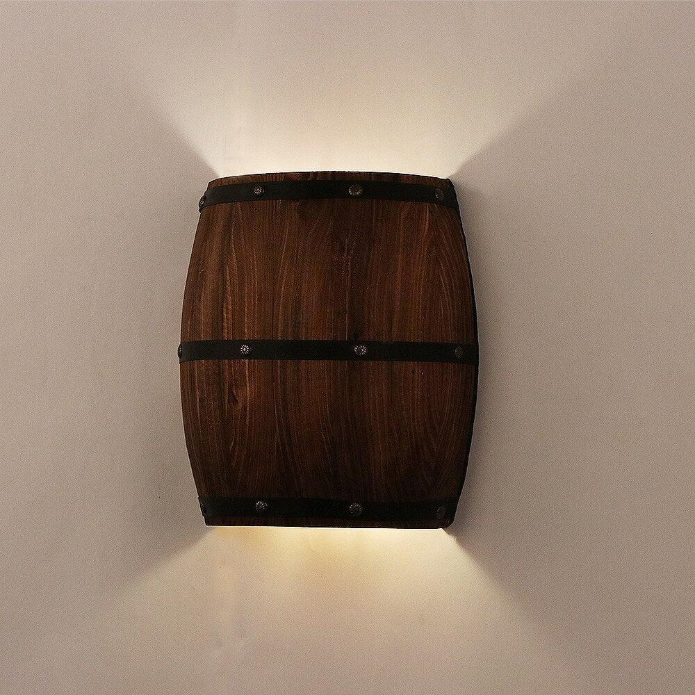 Applique Murale Vintage | Tonneau | Designix - Applique Murale 1 tonneau - https://designix.fr/