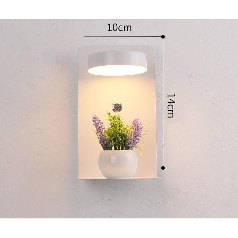 Appliques LED USB Charge | Brio - Designix Applique Murale Blanc | 10x14cm Variable