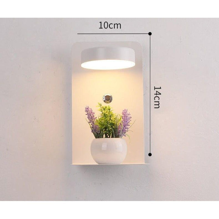 Appliques LED USB Charge | Brio - Designix Applique Murale Blanc | 10x14cm Variable