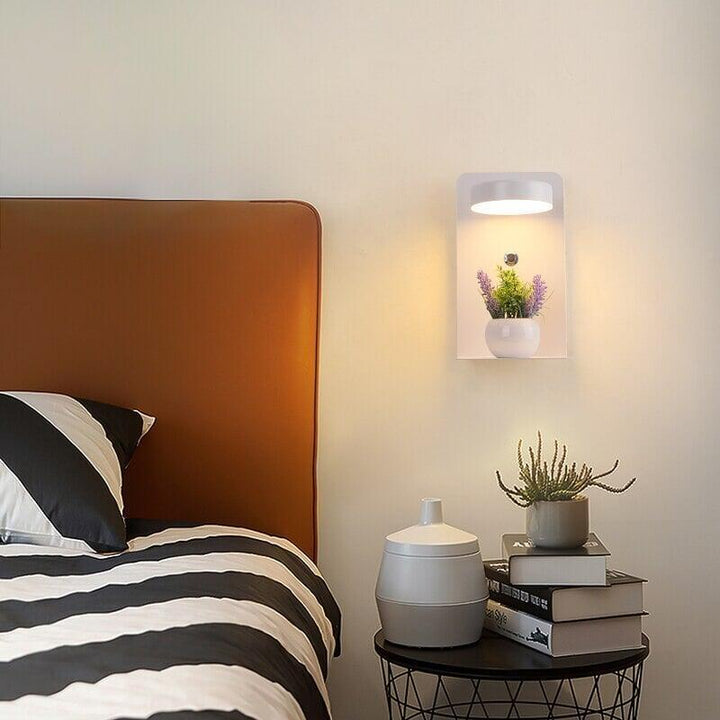 Appliques LED USB Charge | Brio - Designix Applique Murale Blanc | 32x19cm Droit Variable