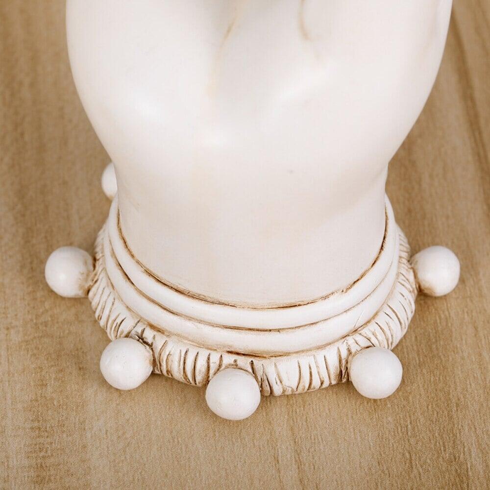 Bougeoir Ancien Indien | AntikDiya - Designix Bougeoirs Blanc
