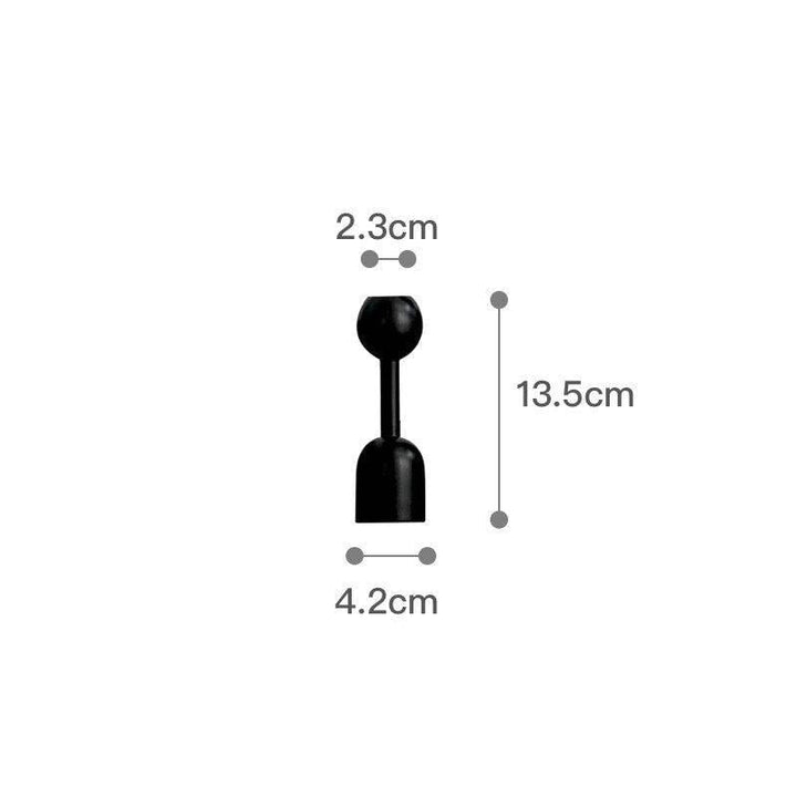 Bougeoir Bois | Étincelle d'Ambiance - Designix Bougeoirs 13.5 x 4.2 cm | Noir