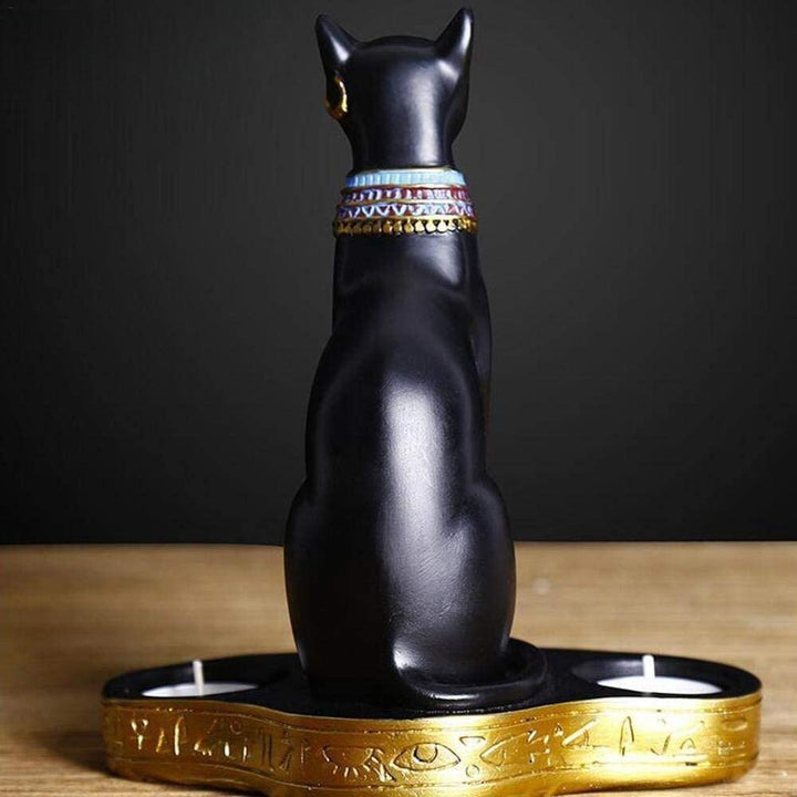 Bougeoir Chat | Rayonnement Noble - Designix Bougeoirs