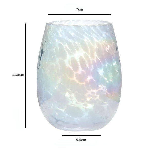 Bougeoir en Verre | Lueur Ovalescente