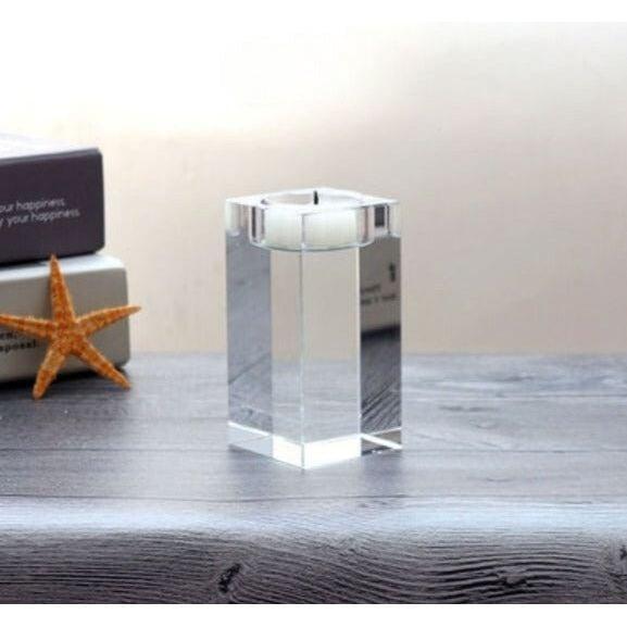 Bougeoir en Verre | Magie des Bougies - Designix Bougeoirs 5x5x10cm