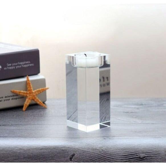 Bougeoir en Verre | Magie des Bougies - Designix Bougeoirs 5x5x12cm