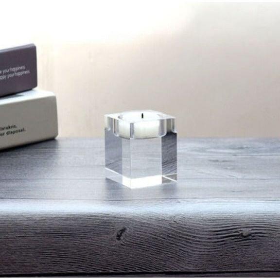 Bougeoir en Verre | Magie des Bougies - Designix Bougeoirs 5x5x6cm