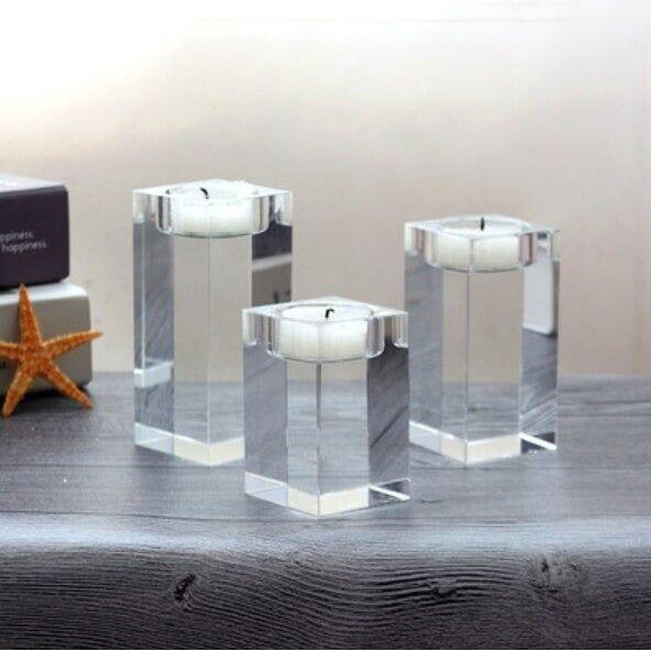 Bougeoir en Verre | Magie des Bougies - Designix Bougeoirs 5x8cm 5x10cm 5x12cm
