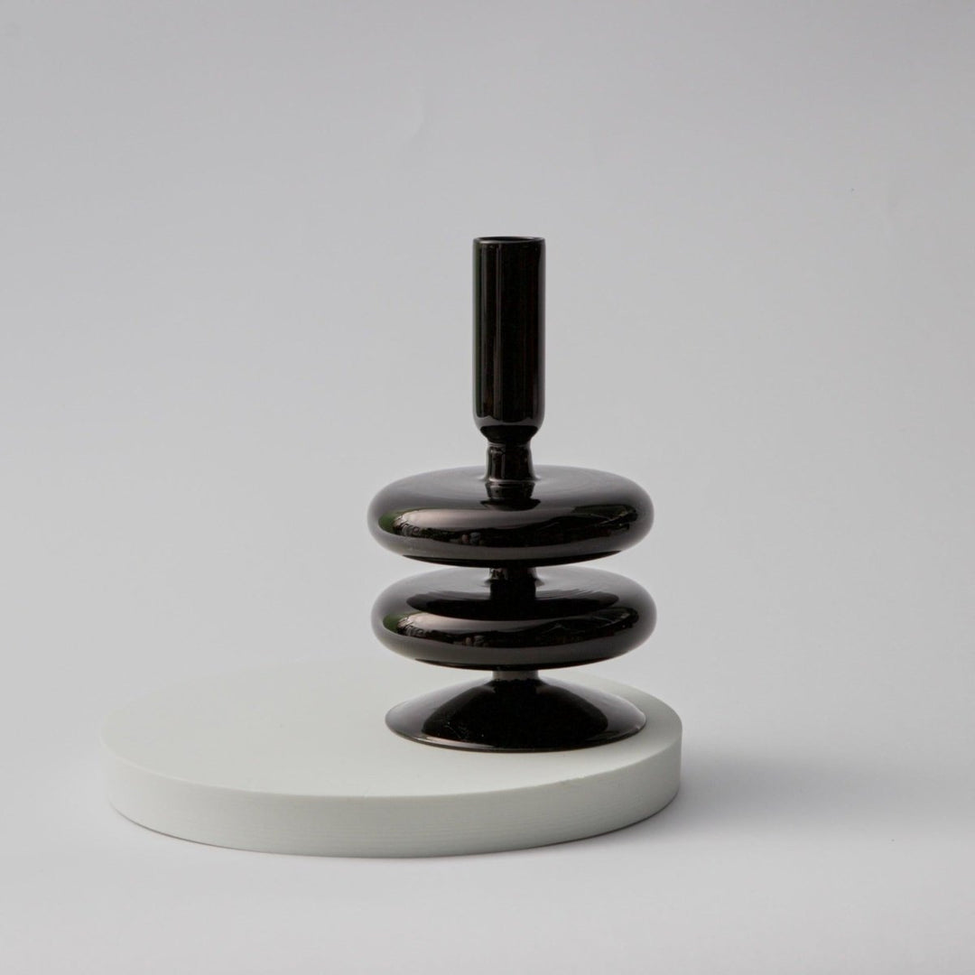Bougeoir | Lueur d'Élégance - Designix Bougeoirs Noir