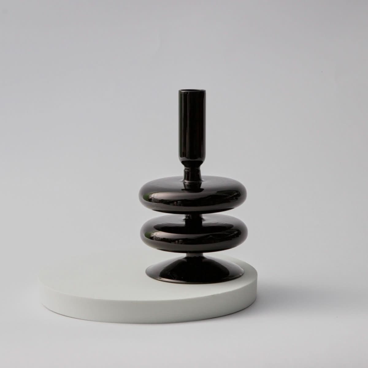 Bougeoir | Lueur d'Élégance - Designix Bougeoirs Noir