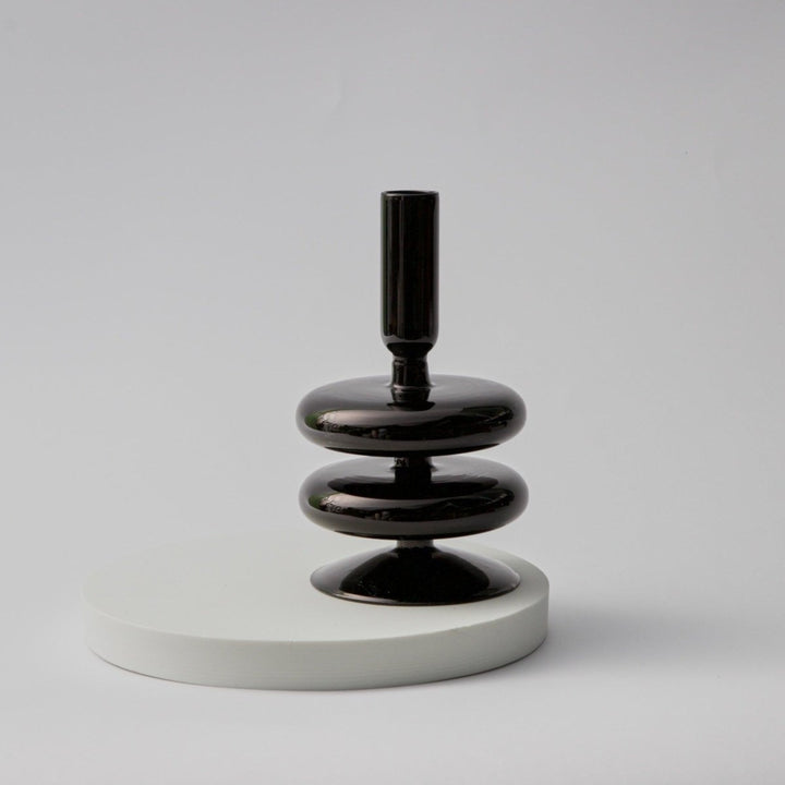 Bougeoir | Lueur d'Élégance - Designix Bougeoirs Noir
