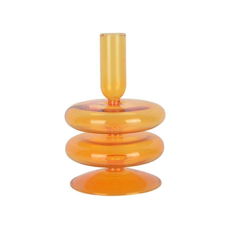 Bougeoir | Lueur d'Élégance - Designix Bougeoirs Orange