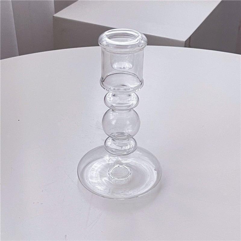 Bougeoir Verre | Lumino - Designix Bougeoirs 16 x 9.5 cm / Transparent