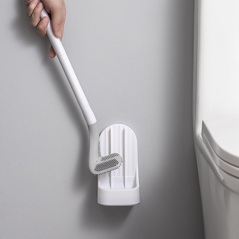 Brosse WC Coudée Silicone, Spotless Clean – Designix