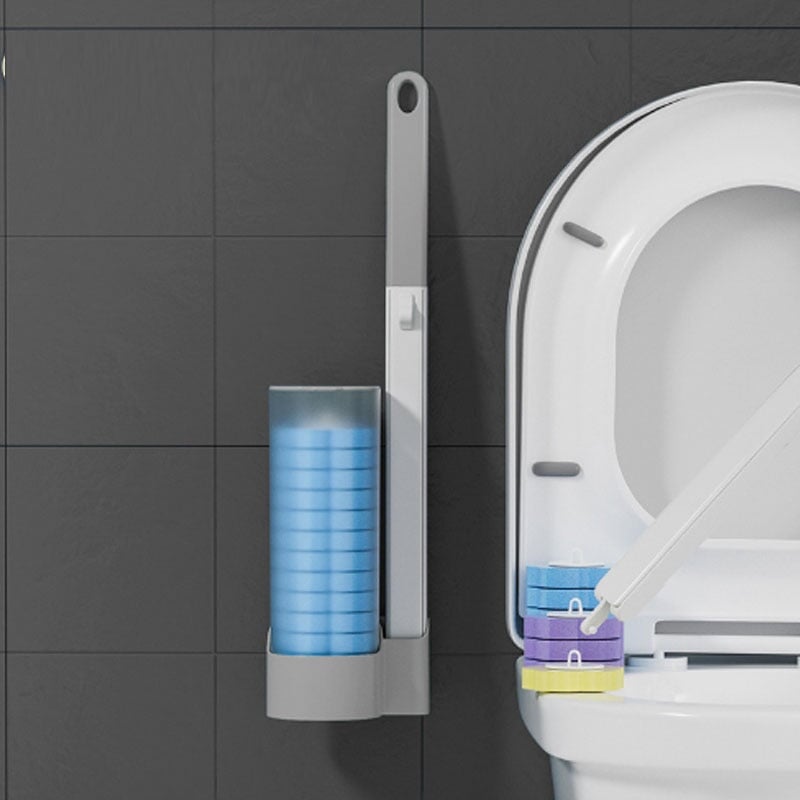 Brosse WC Originale | Clean Sweep Rechargeable | Designix - Brosse WC Gris   - https://designix.fr/