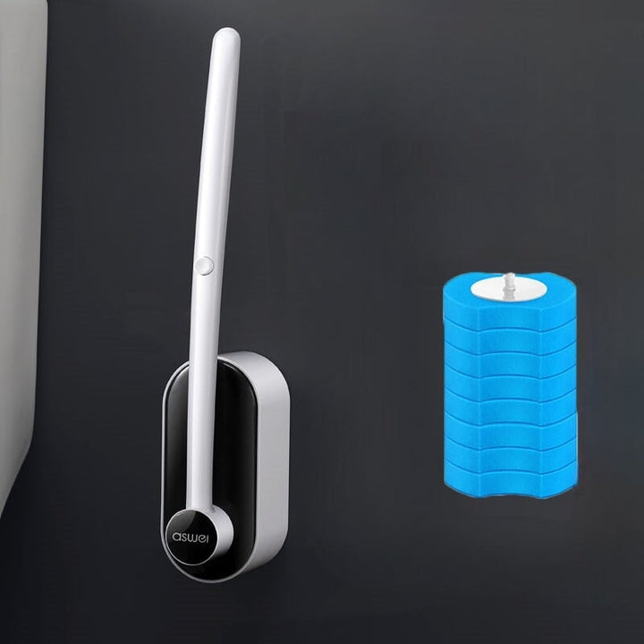 Brosse WC rechargeable | ProClean | Designix - Brosse WC Noir 8 Recharges Océan   - https://designix.fr/