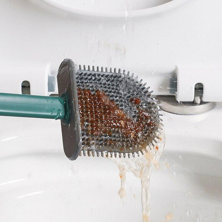 Brosse WC Silicone Plate | Wave Glow | Designix - Brosse WC    - https://designix.fr/