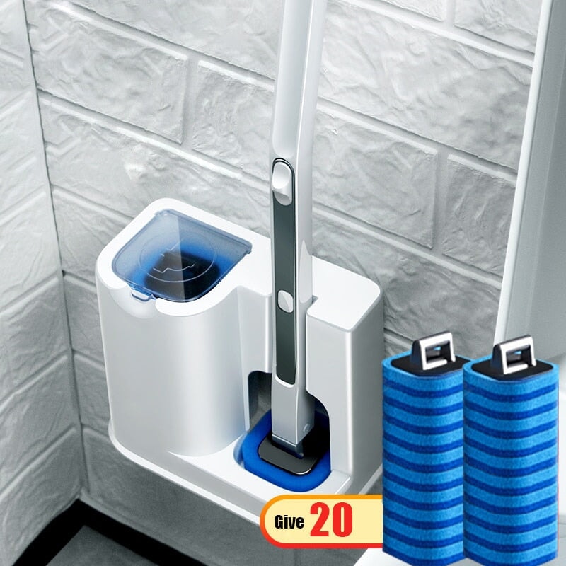 Brosse WC Usage Unique | Fresh Swipe | Designix - Brosse WC Brosse & 20 Recharges   - https://designix.fr/