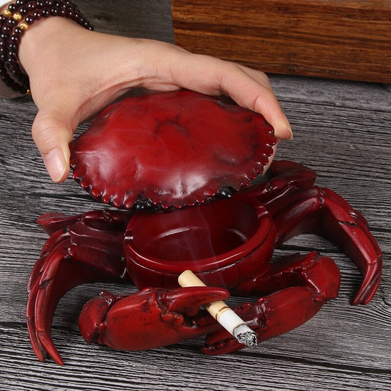 Cendrier Animaux | Ombre | Designix - Cendrier Crabe 17.5x5 cm   - https://designix.fr/