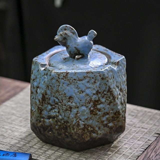 Cendrier Chinois | Lyra - Designix Cendrier Bleu