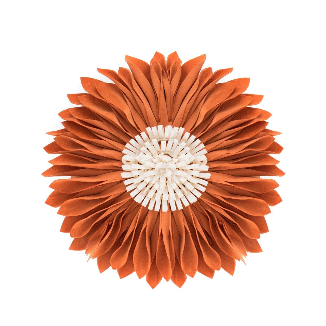 Coussin Fleurs | Doux Rêves | Designix - Coussin Housse Orange | Ronde   - https://designix.fr/
