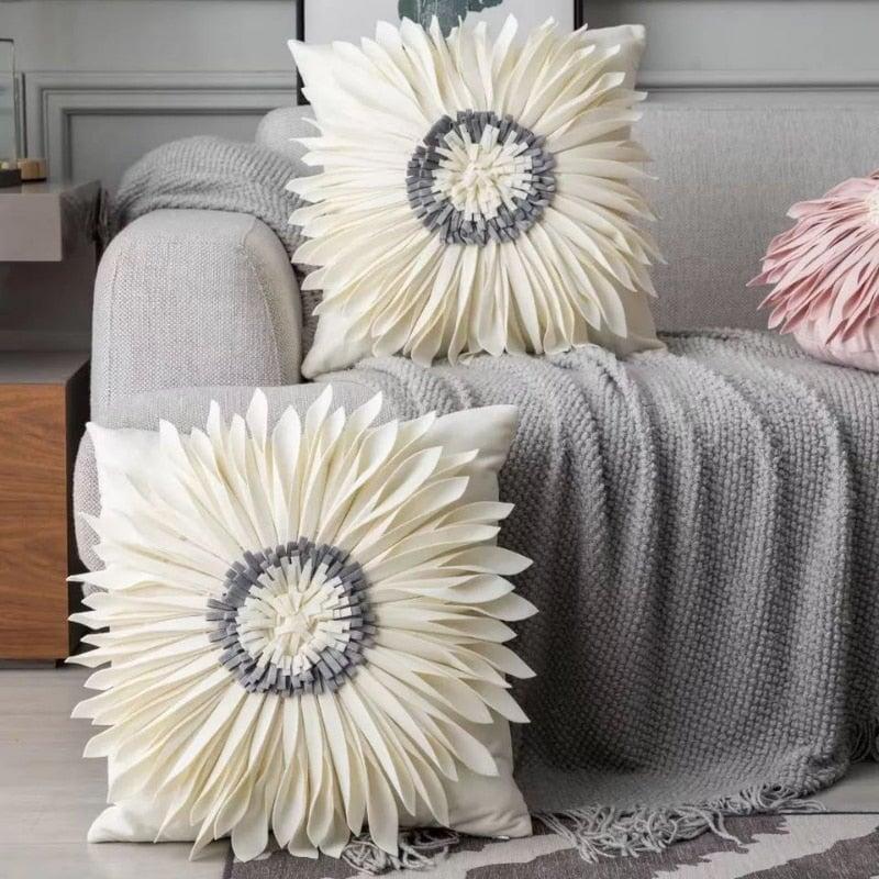 Coussin Fleurs | Doux Rêves - Designix Coussin Coussin Carré