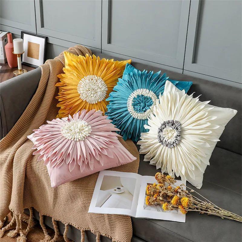 Coussin Fleurs | Doux Rêves - Designix Coussin Coussin Carré
