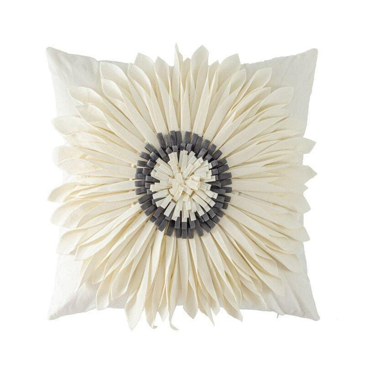 Coussin Fleurs | Doux Rêves - Designix Coussin Housse Blanche | Carrée
