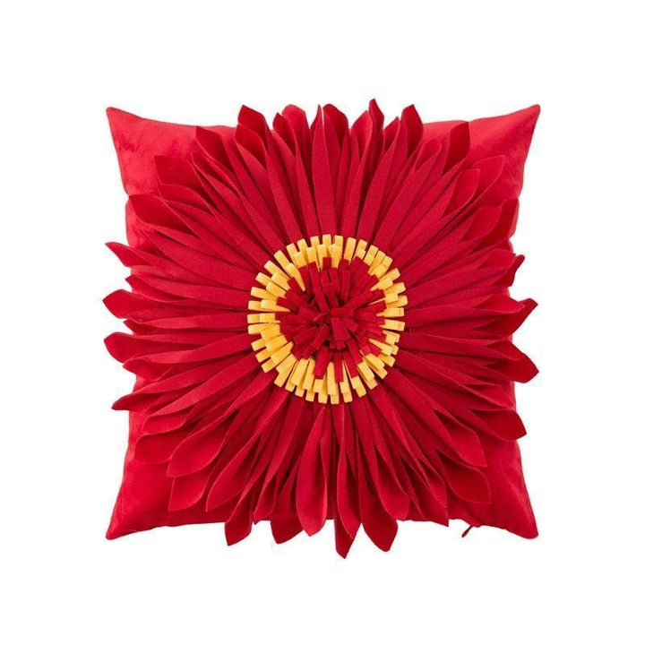 Coussin Fleurs | Doux Rêves - Designix Coussin Housse Rouge | Carrée