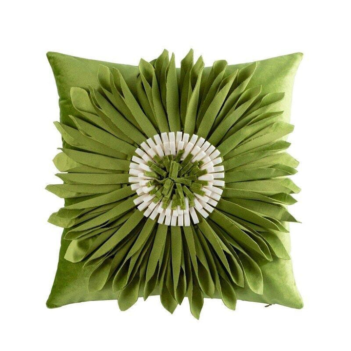 Coussin Fleurs | Doux Rêves - Designix Coussin Housse Verte | Carrée