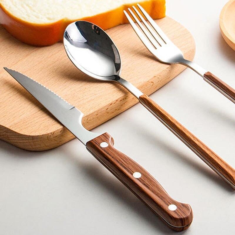 Couverts avec Poignée en Plastique | Élégance - Designix Couverts de table 12 Couverts