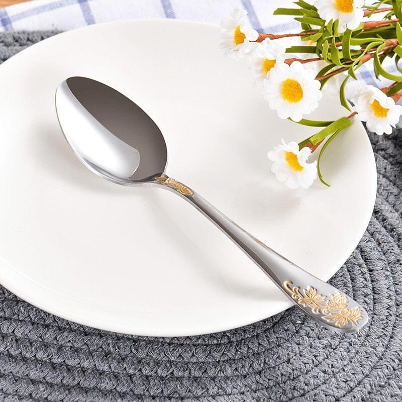 Couverts Floral | Précieux - Designix Couverts de table 16 Couverts