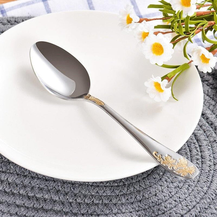 Couverts Floral | Précieux - Designix Couverts de table 16 Couverts