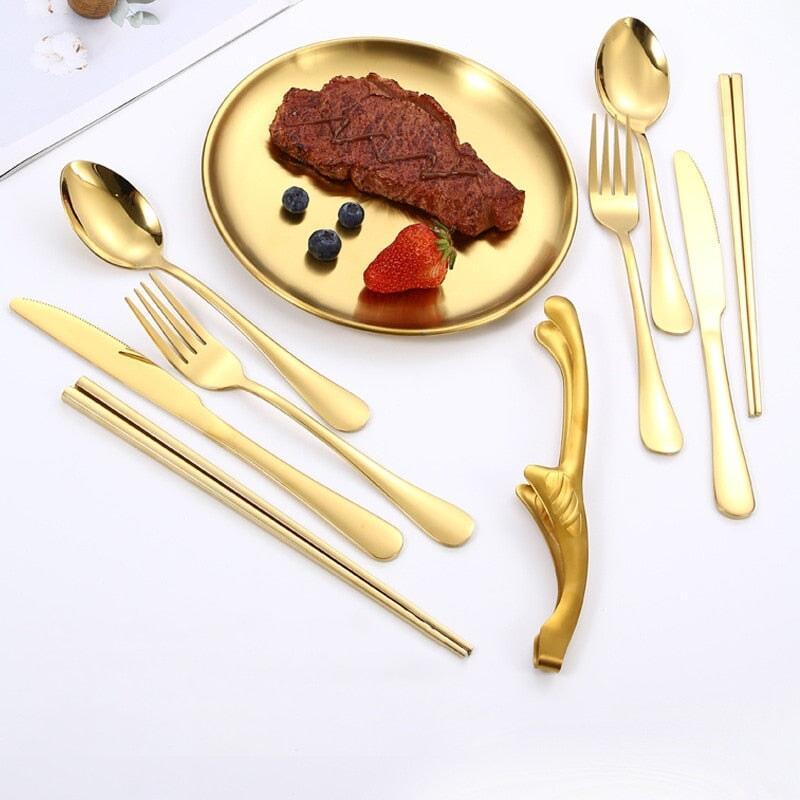 Couverts Pique - Nique | Cutlery - Designix Couverts de table 12 Couverts | Argent
