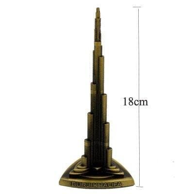 Figurine Métal Architecture Souvenir | Iaco - Designix Statuette Burj Khalifa