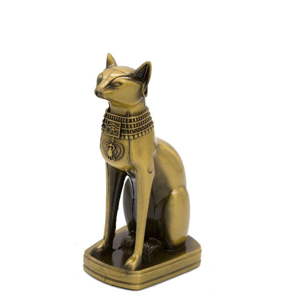 Figurine Métal Architecture Souvenir | Iaco - Designix Statuette Chat Égyptien