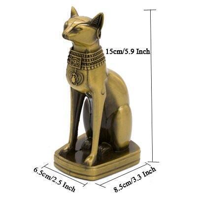 Figurine Métal Architecture Souvenir | Iaco - Designix Statuette Chat Égyptien