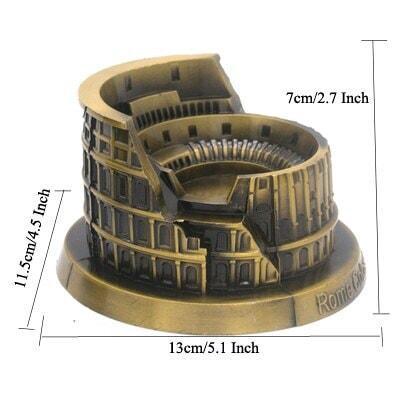 Figurine Métal Architecture Souvenir | Iaco - Designix Statuette Colisée Romain
