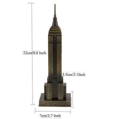 Figurine Métal Architecture Souvenir | Iaco - Designix Statuette Empire State Bulding