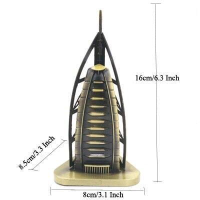 Figurine Métal Architecture Souvenir | Iaco - Designix Statuette Hôtel Sail