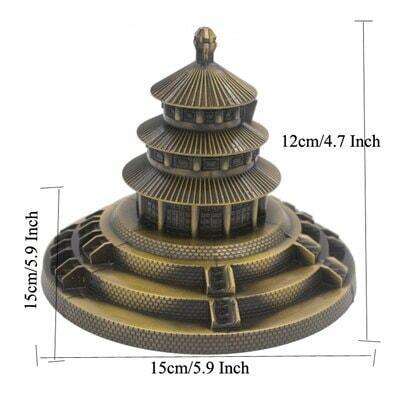 Figurine Métal Architecture Souvenir | Iaco - Designix Statuette Le Temple du Ciel