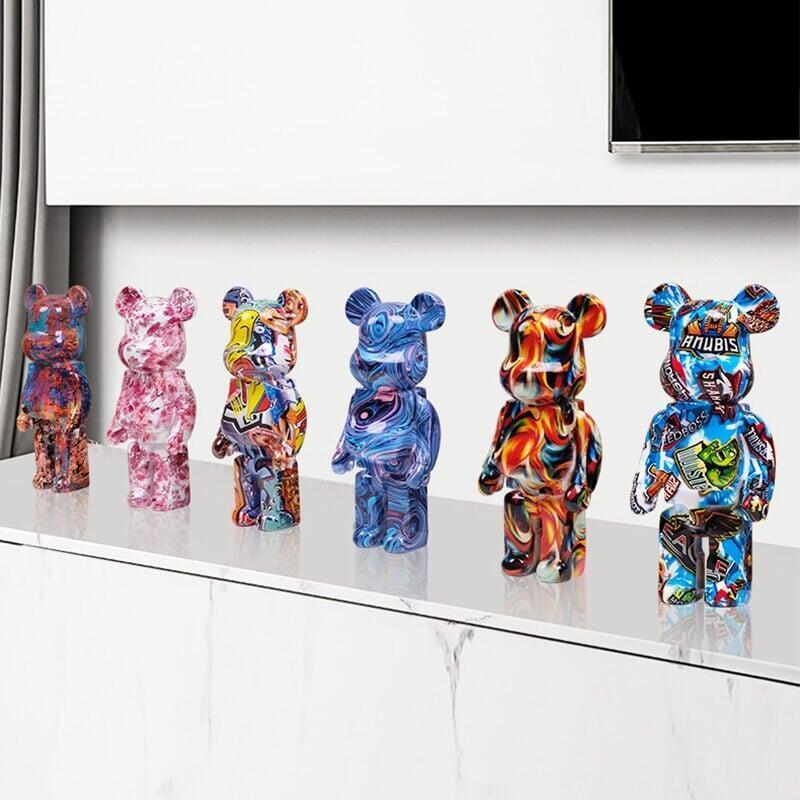 Figurine Ours Graffiti Décor | Gina - Designix Statuette A
