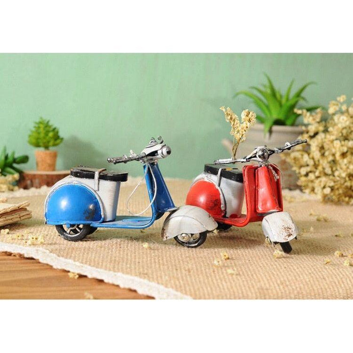 Figurines Moto Fer Artisanat | Zora - Designix Statuette Jaune 12x4.5x6.5cm