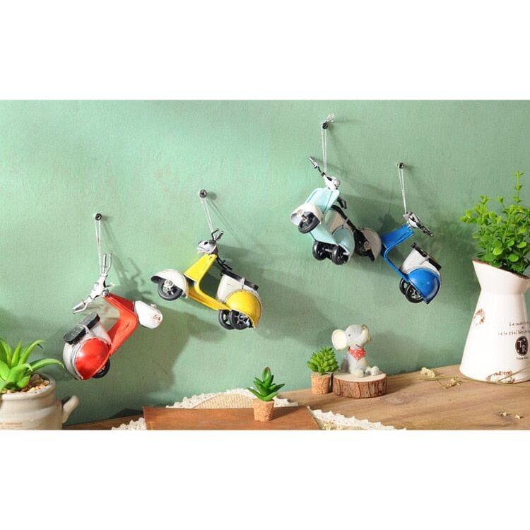 Figurines Moto Fer Artisanat | Zora - Designix Statuette Jaune 12x4.5x6.5cm