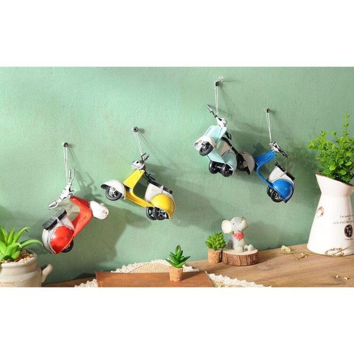 Figurines Moto Fer Artisanat | Zora - Designix Statuette Jaune 12x4.5x6.5cm