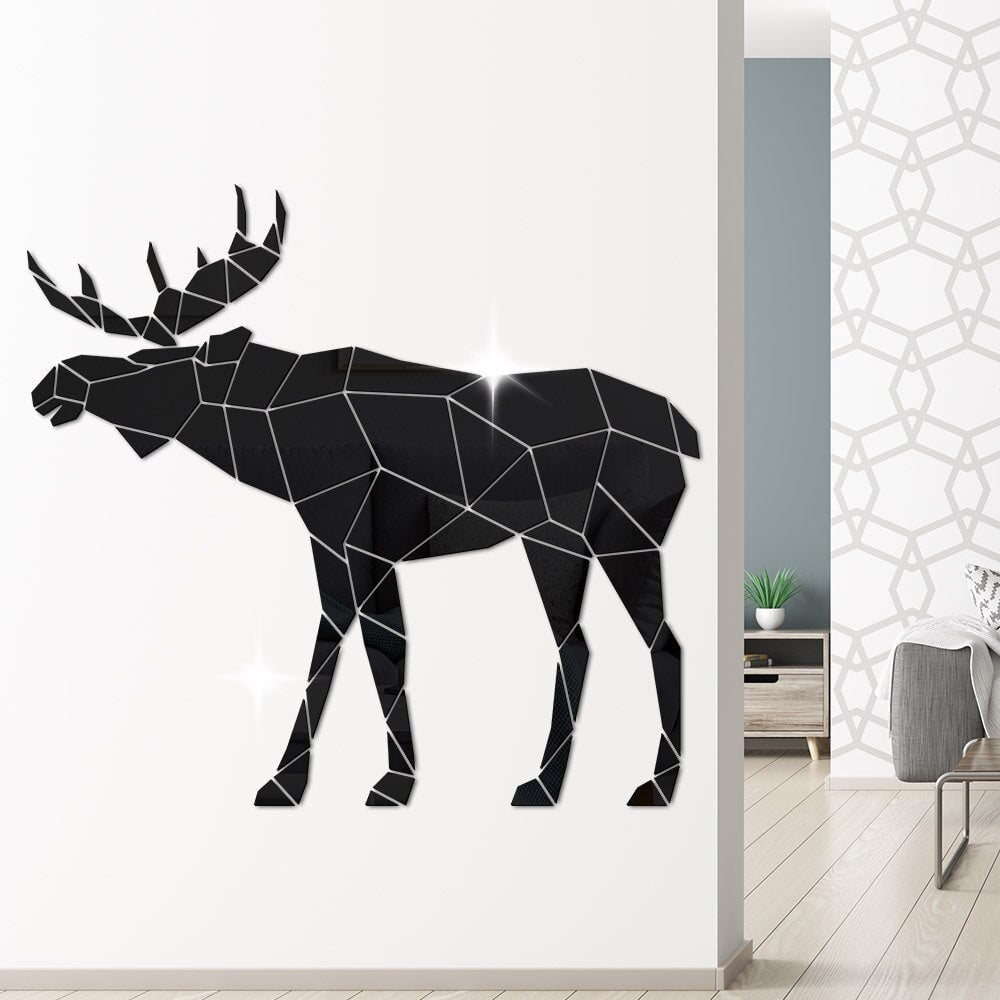 Grand Sticker Mural Cerf | Designix - Stickers Muraux    - https://designix.fr/